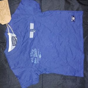 Toddler boy blue t shirt